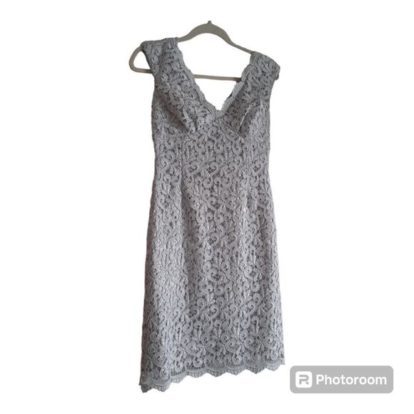 Spiegel mid mod silver lace dress - Picture 1 of 4